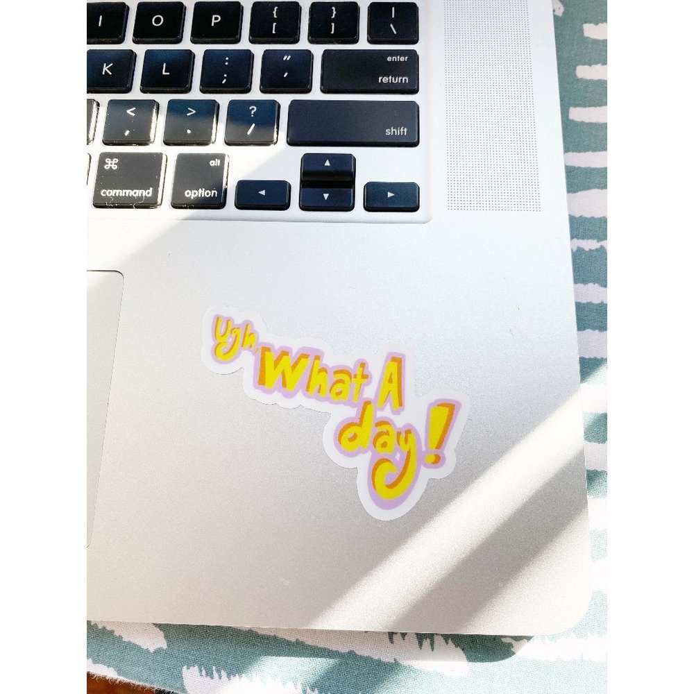 Ugh, What a day! Fun Phrase Vinyl Sticker Agenda